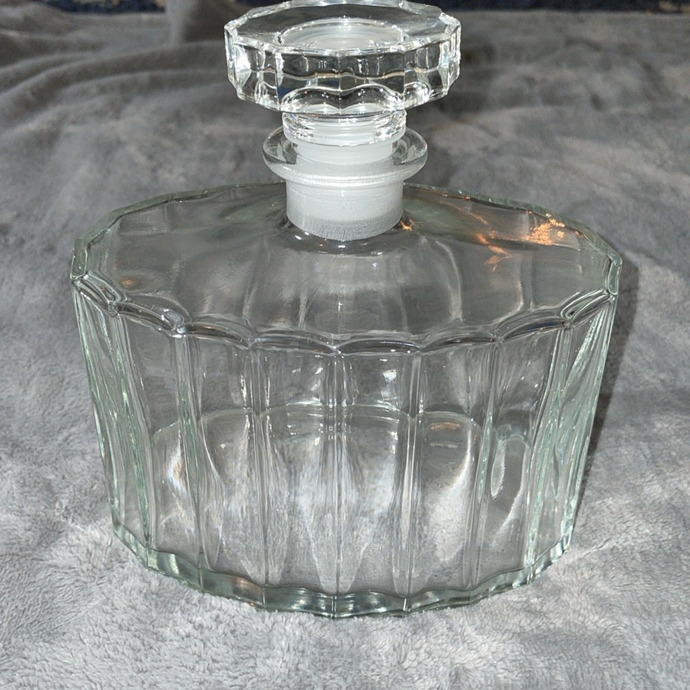 Vintage Luigi Bormioli Bach light & music Crystal Decanter Italy